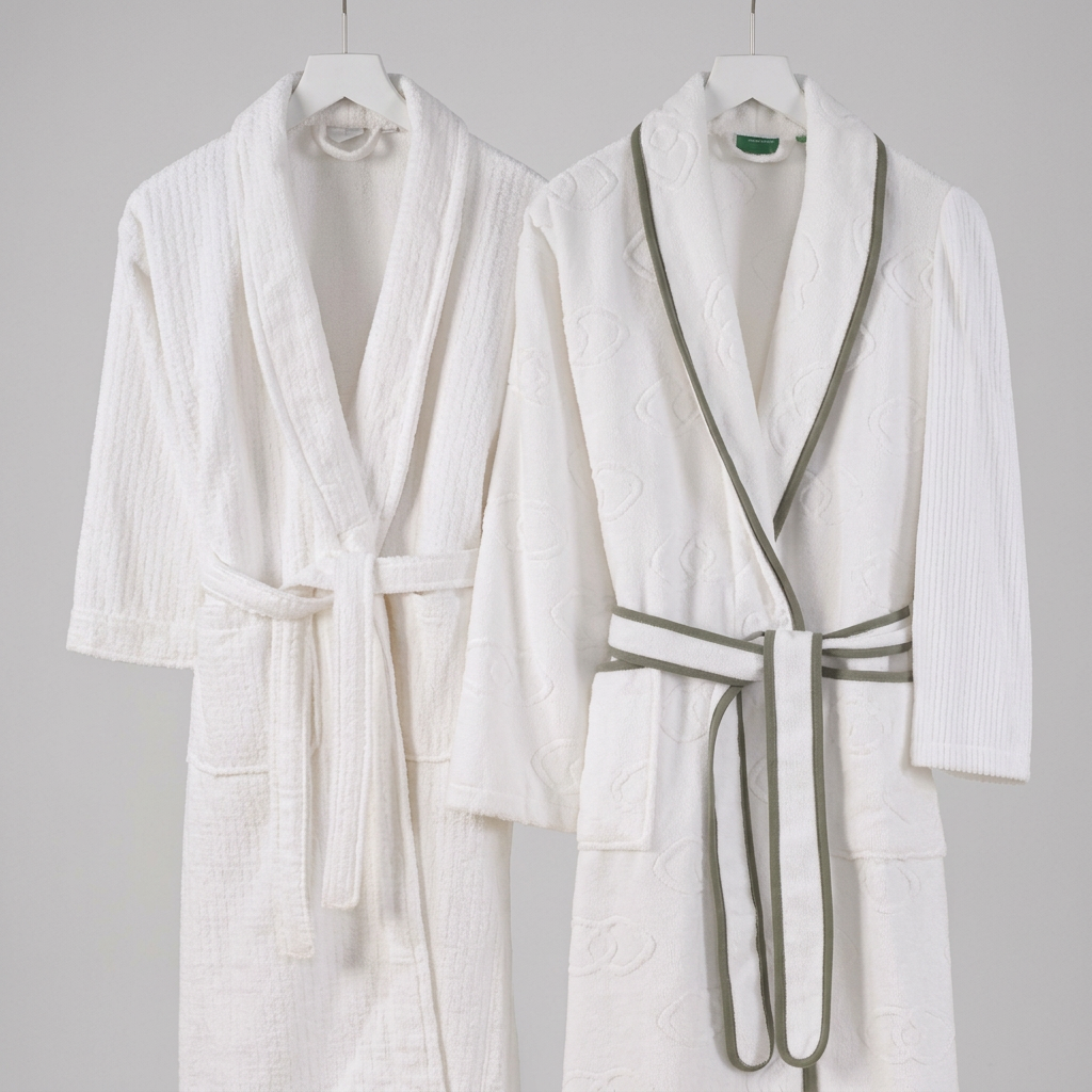 Cotton Velour Bathrobe