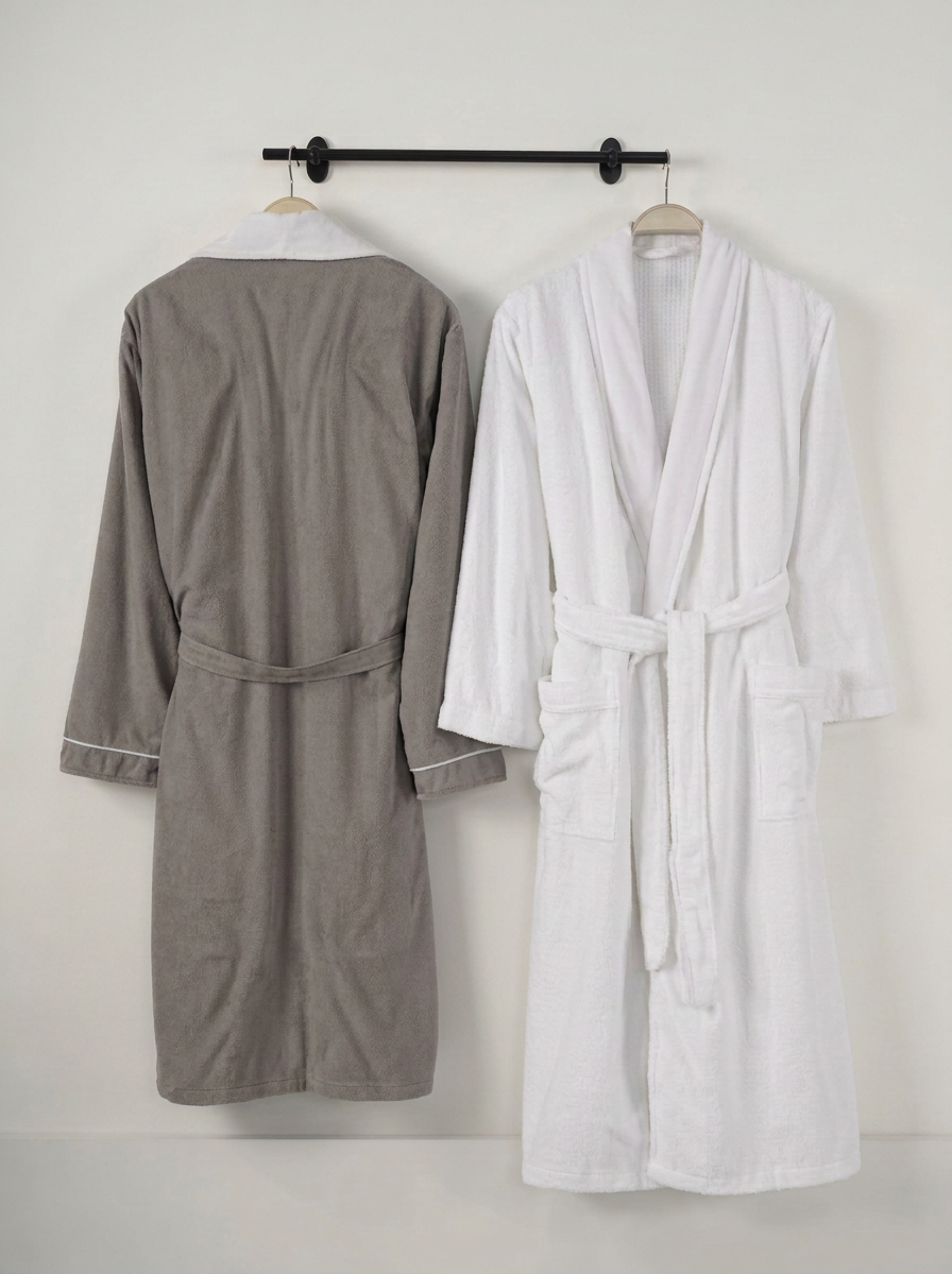 Microfiber / Terry Double-Face Bathrobe